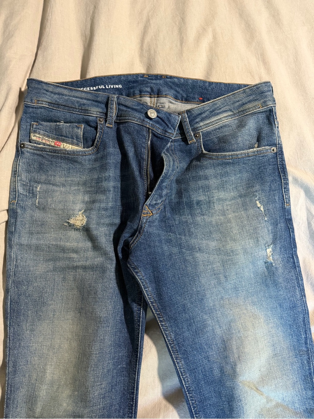 Diesel Men's 1979 Slim Straight Jeans 32 waist 30 length